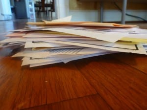 My recycle pile!
