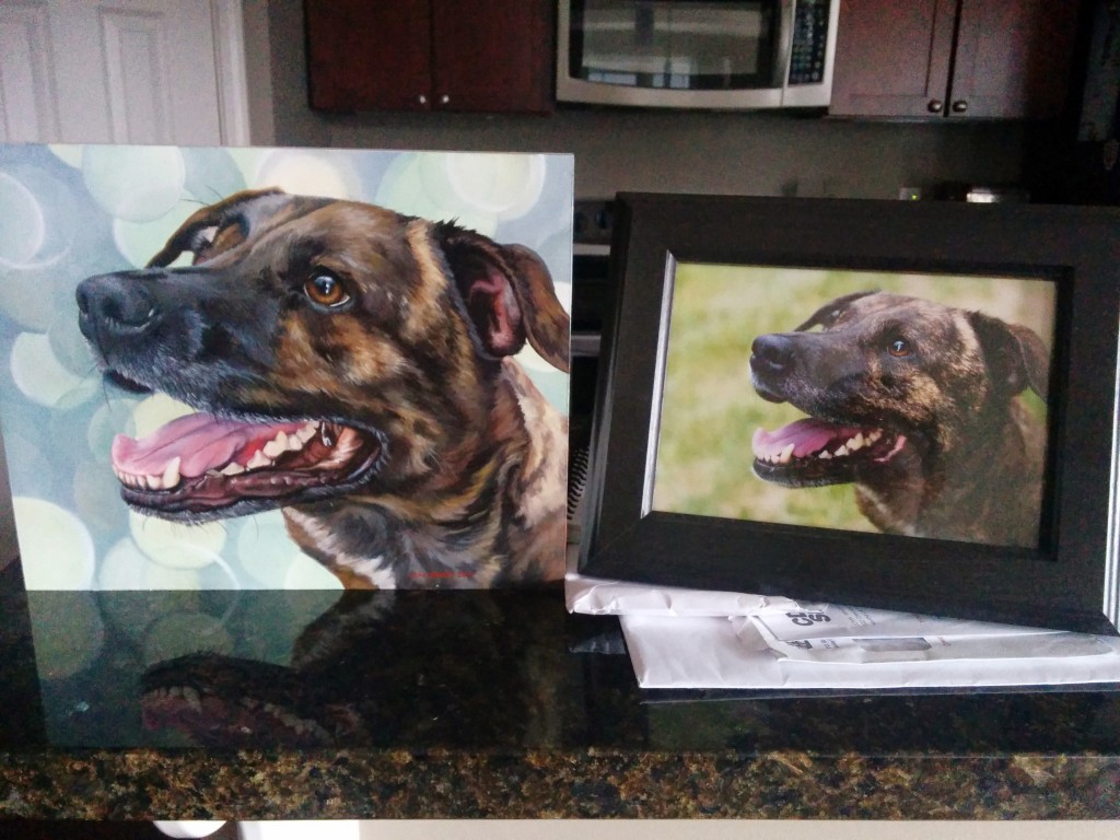 Emmett's finished portrait