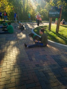 Doga with Emmett