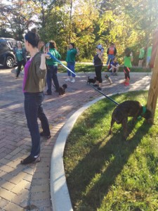 Sun Salutation potty break