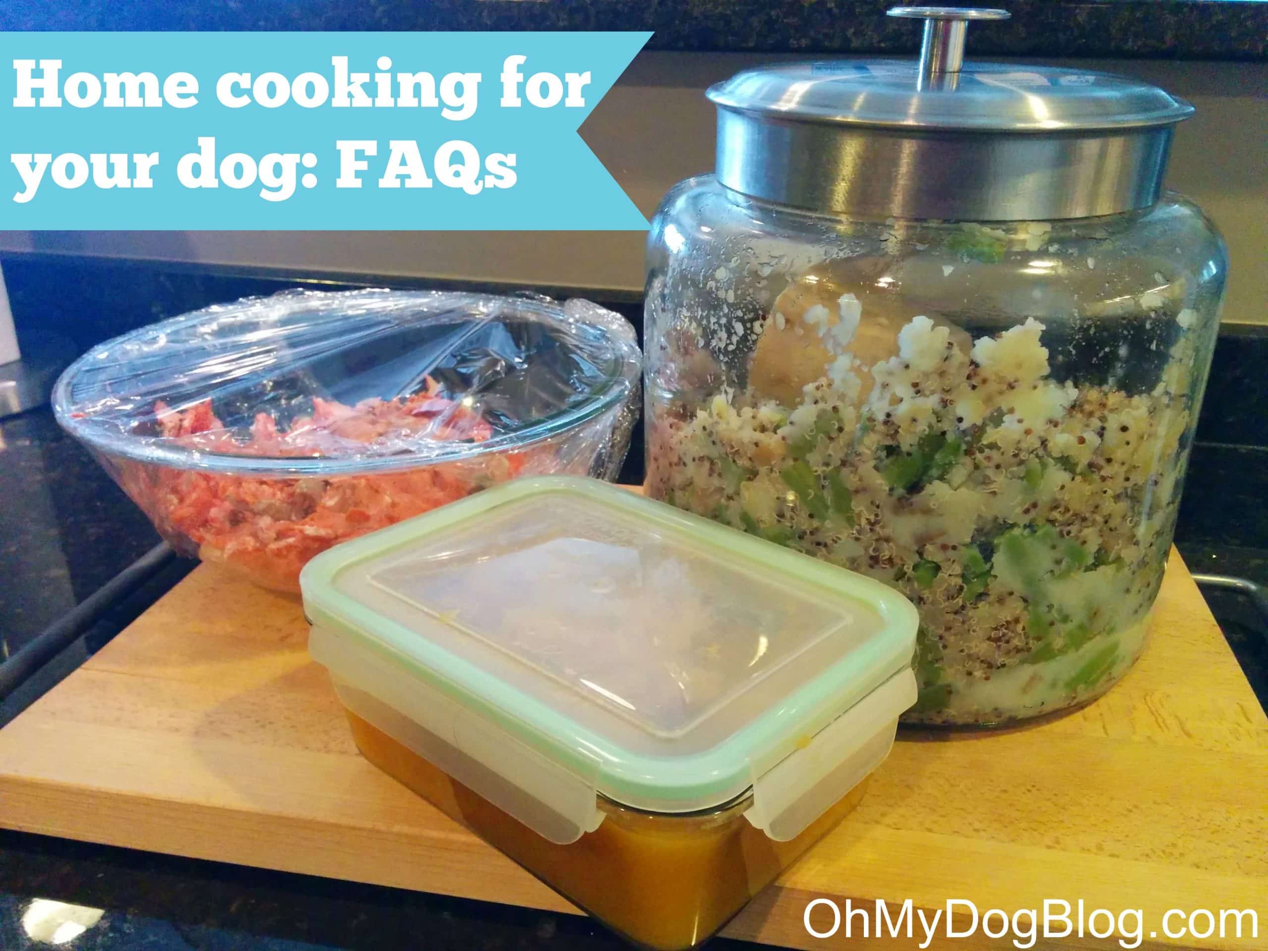 Homecooking for your dog FAQs