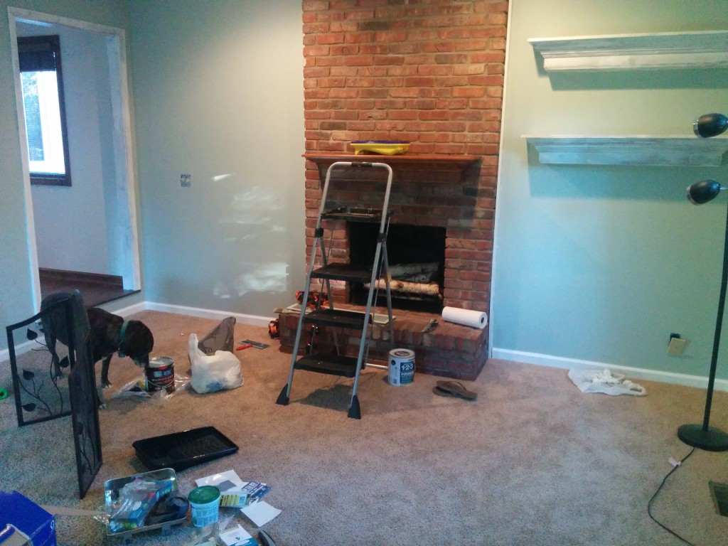 Painting away