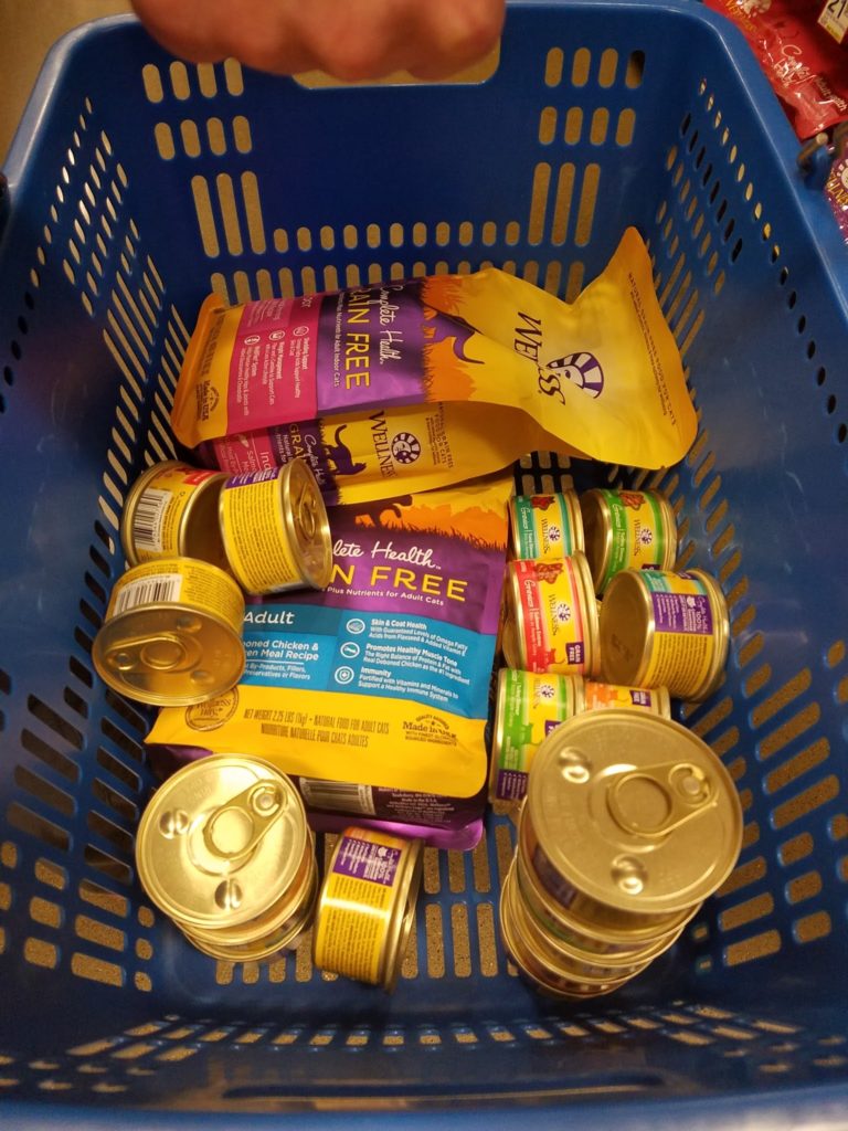 Tons of Wellness cat food